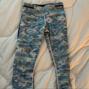 Lululemon real quick tight, blurry belle, size 4